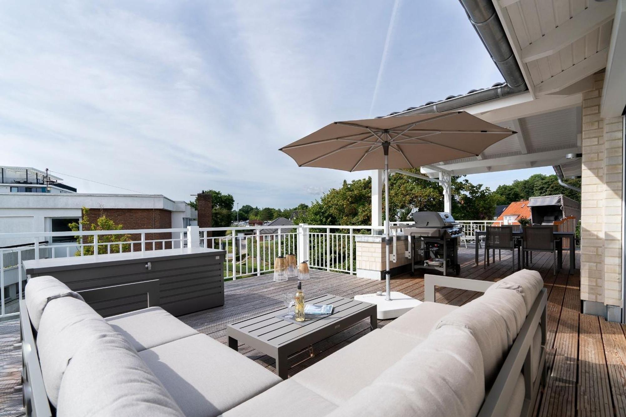 Wicheldorfstrasse 48A Penthouse Am Kurpark Apartment Gromitz Bagian luar foto