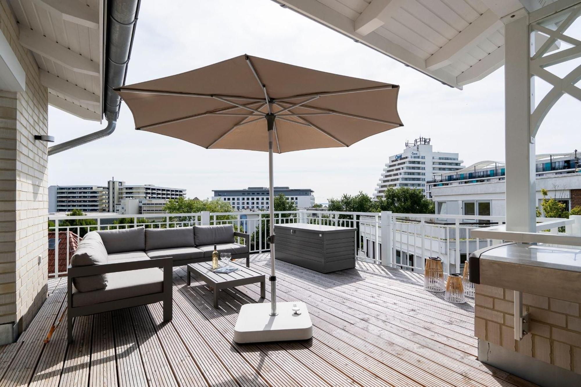 Wicheldorfstrasse 48A Penthouse Am Kurpark Apartment Gromitz Bagian luar foto